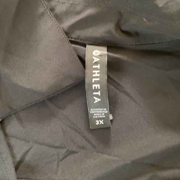NWT Athleta Zuma Shirtdress, BLack SIZE 3X - Picture 6 of 14
